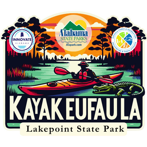 Kayak Eufaula as Lakepoint State Park